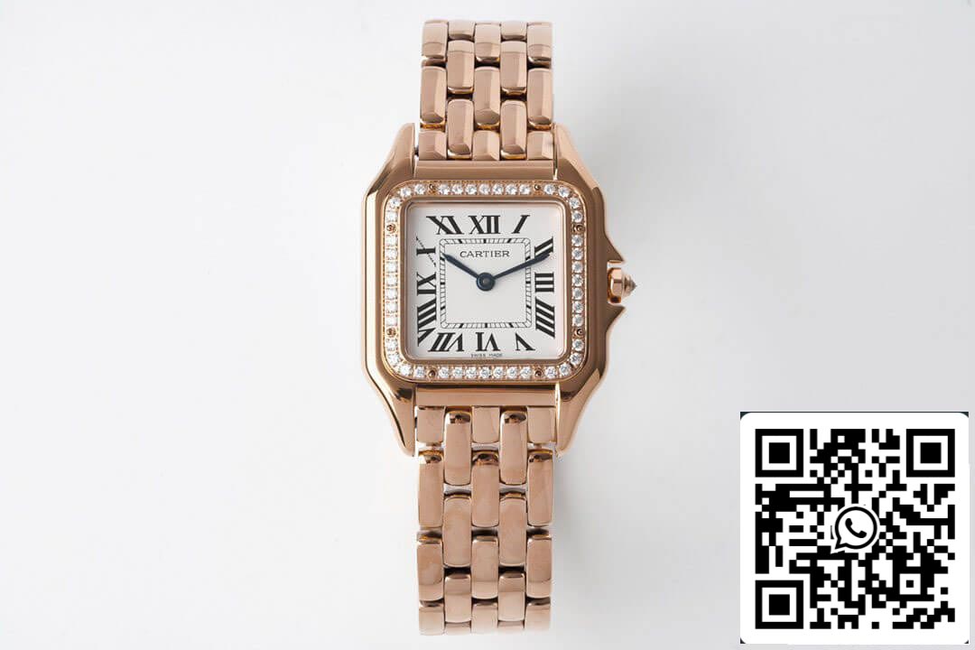 Panthère De Cartier WJPN0009 27MM 1:1 Meilleure édition BV Factory Or Rose