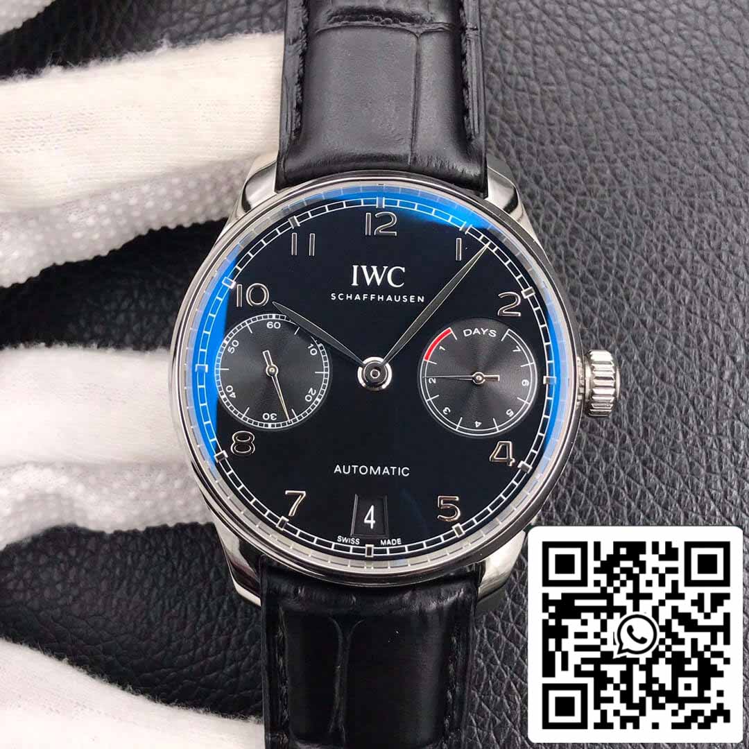 IWC Portugieser IW500109 1:1 Best Edition ZF Factory schwarzes Zifferblatt