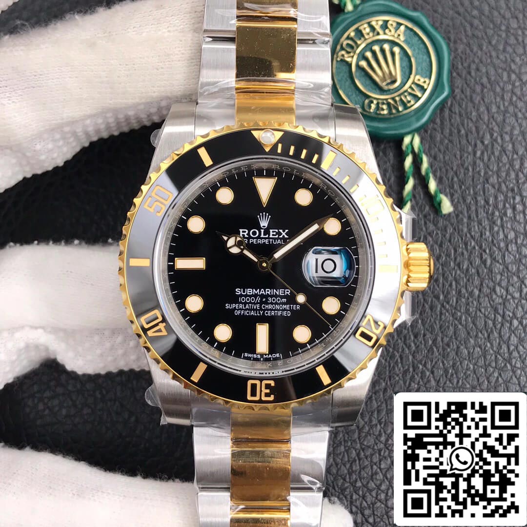 Rolex Submariner 116613-LN-97203 40MM mouvement 3135 VS cadran noir d'usine