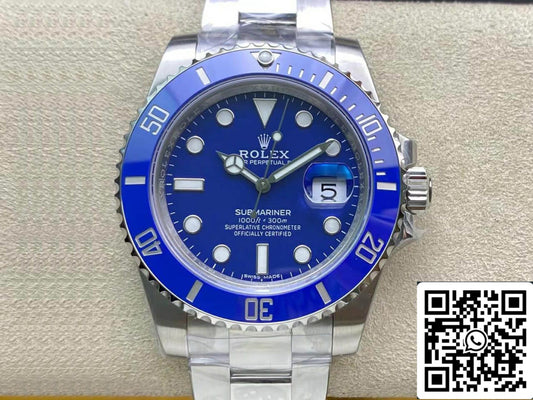 Rolex Submariner 116619LB-97209 3135 movement VS Factory Blue Dial