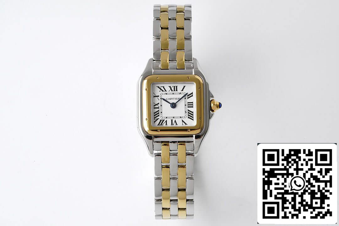 Panthere De Cartier W2PN0006 22MM 1:1 Best Edition BV Factory Weißes Zifferblatt