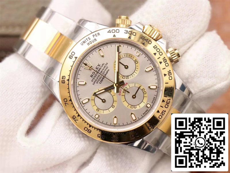 Rolex Daytona Cosmograph M116503-0002 1:1 Meilleure édition Noob Factory Cadran gris Suisse ETA4130