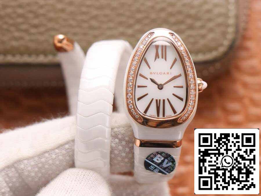 Bvlgari Serpenti 102613 1:1 Best Edition BV Factory weißes Zifferblatt