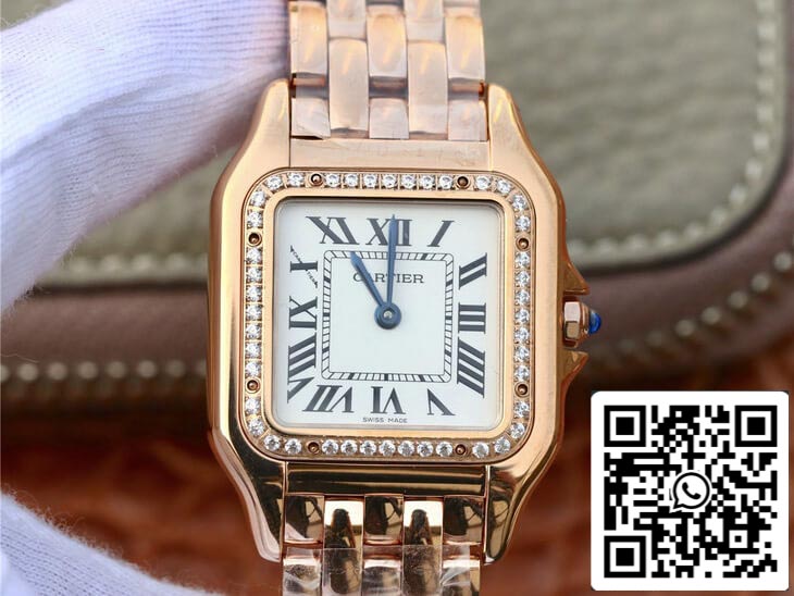 Panthère De Cartier W3PN0007 27MM 1:1 Meilleure édition BV Factory Cadran blanc