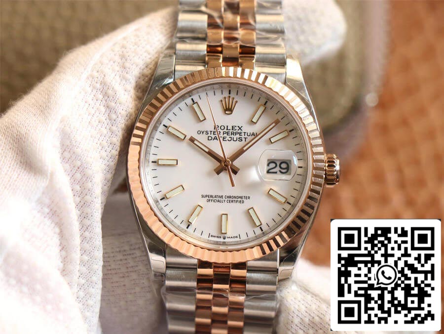 Rolex Datejust M126231-0017 1:1 Best Edition EW Factory White Dial