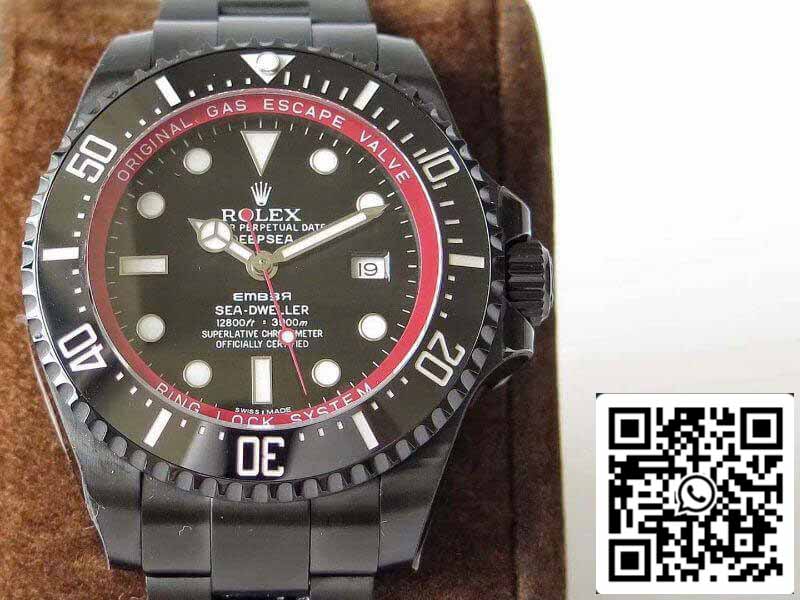 Rolex Sea-Dweller 116660 VR Factory 1:1 Meilleure édition suisse ETA2836 Cadran noir