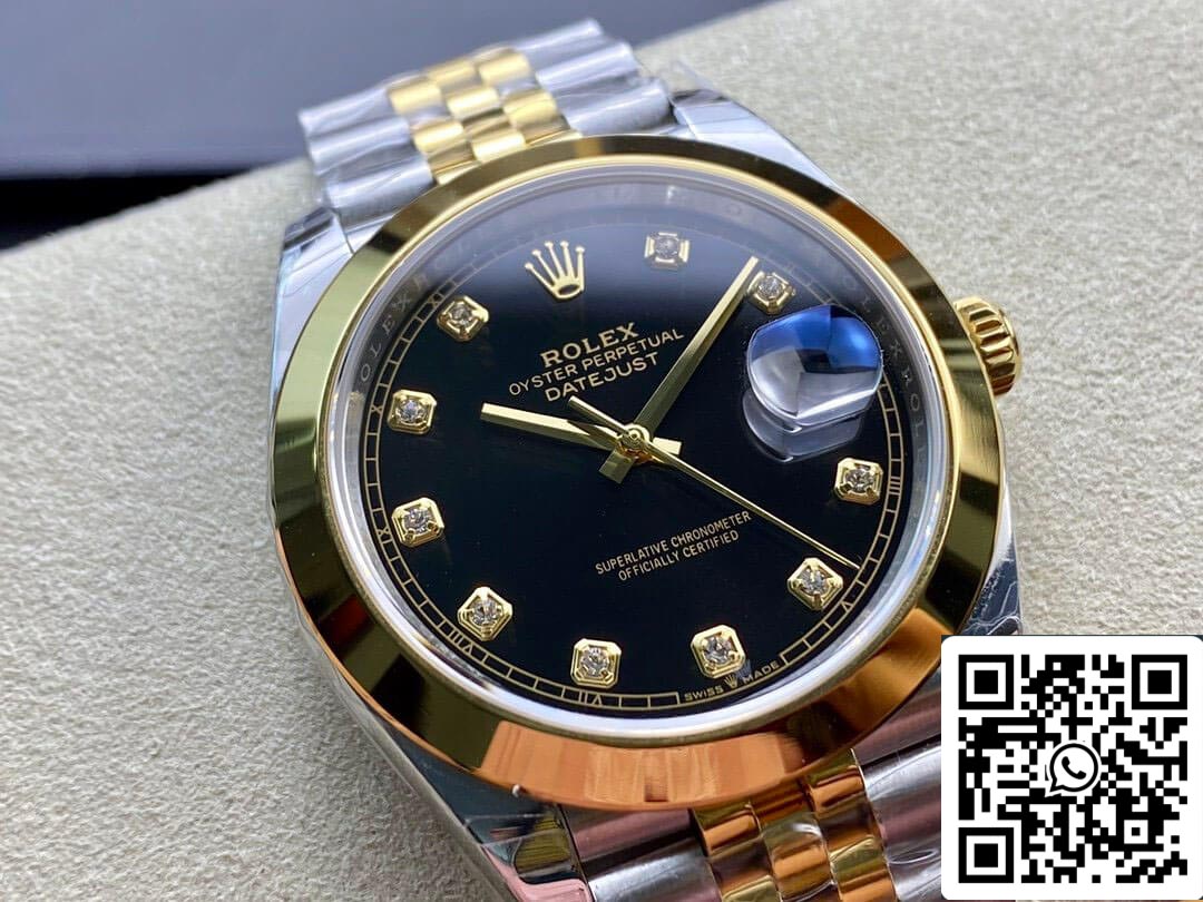 Rolex Datejust M126303-0006 1:1 Meilleure édition EW Factory Cadran noir