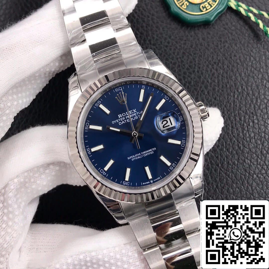 Rolex Datejust M126334-0001 Bracelet Oyster 41 mm VS Cadran Bleu Usine