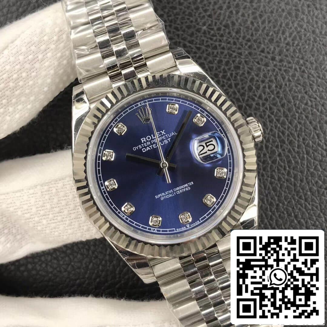 Rolex Datejust M126234-0037 1:1 Meilleure édition EW Factory Cadran bleu