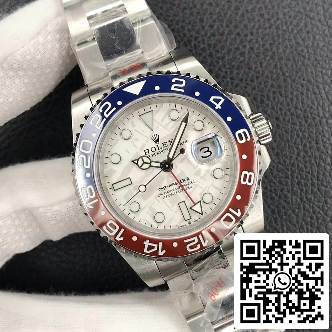 Rolex GMT Master II 126719BLRO-0002 1:1 Meilleure édition GM Factory Or blanc