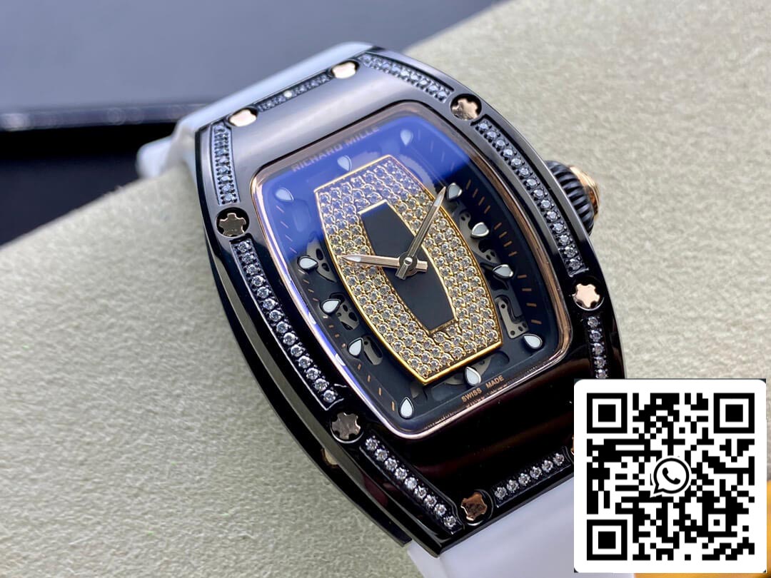 Richard Mille RM 07-01 1:1 Best Edition RM Factory Schwarzes Keramikgehäuse