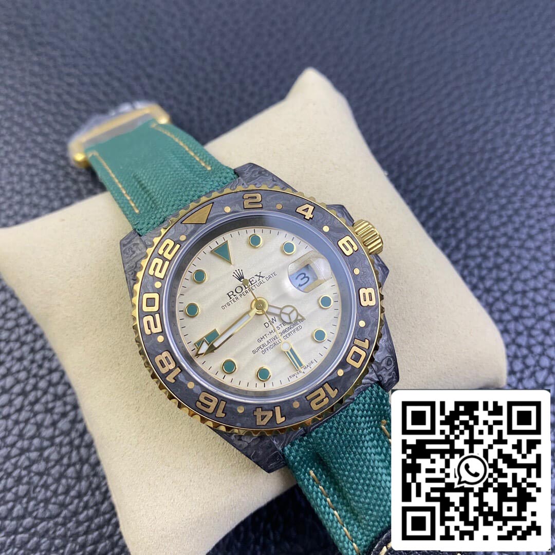 Rolex GMT-MASTER II Diw 1:1 Meilleure édition Bracelet en tissu vert