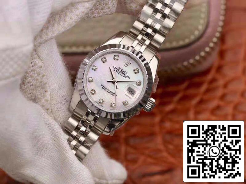 Rolex Lady Datejust 28MM 1:1 Meilleure édition Mouvement suisse NH05 Cadran blanc