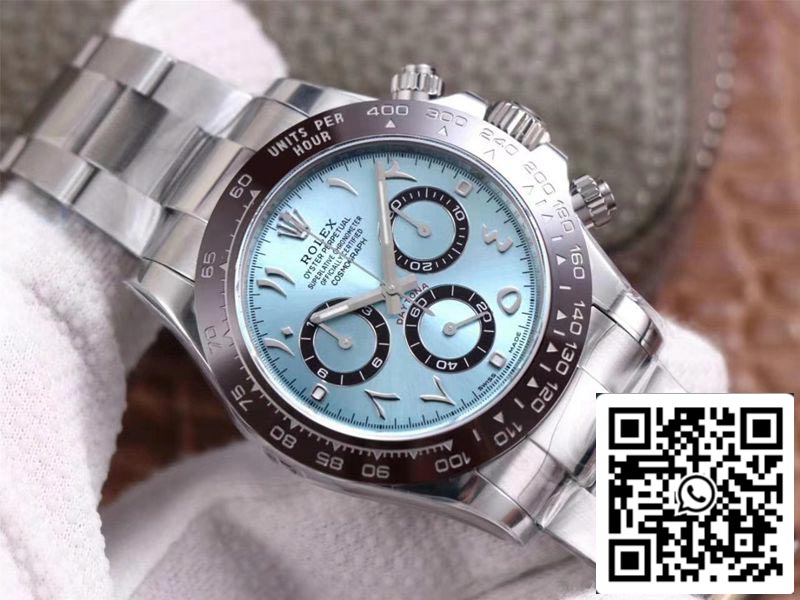 Rolex Daytona M116506-0004 1:1 Meilleure édition Noob Factory Cadran bleu Suisse ETA4130