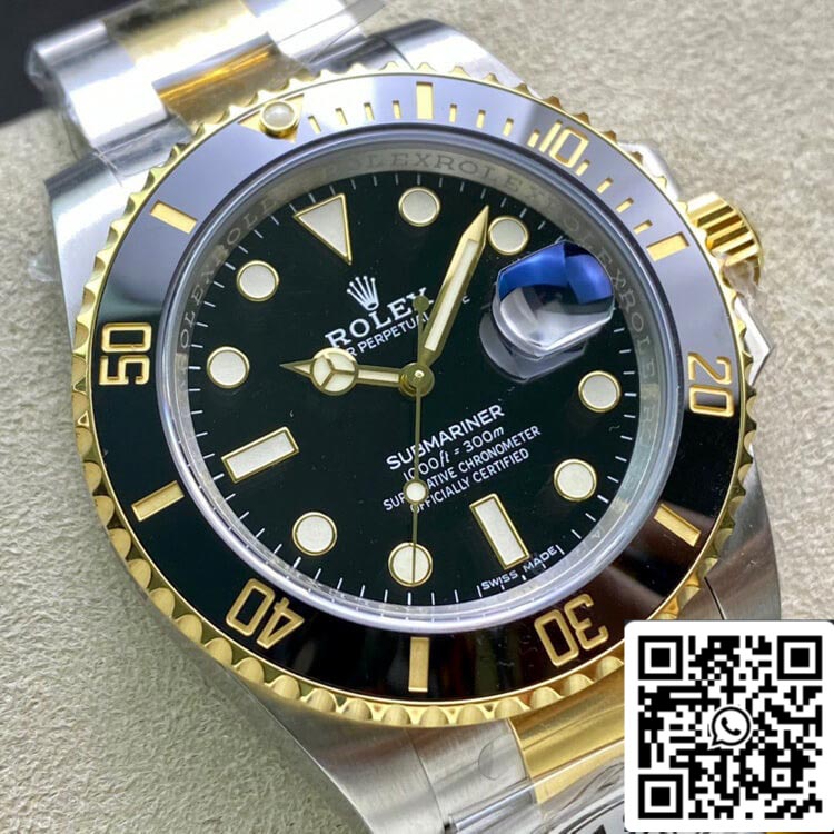 Rolex Submariner 116613-LN-97203 40 mm Mouvement 3135 Clean Factory V4 Lunette noire