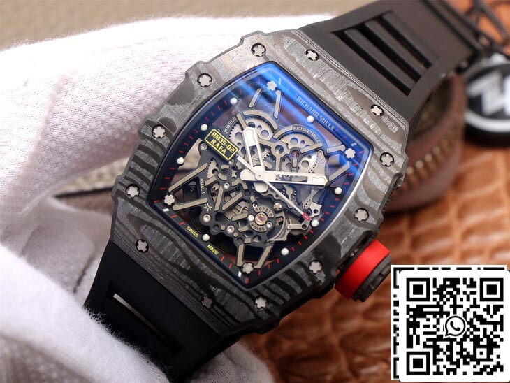 Richard Mille RM35-02 1:1 Best Edition ZF Factory Carbon Fiber Case