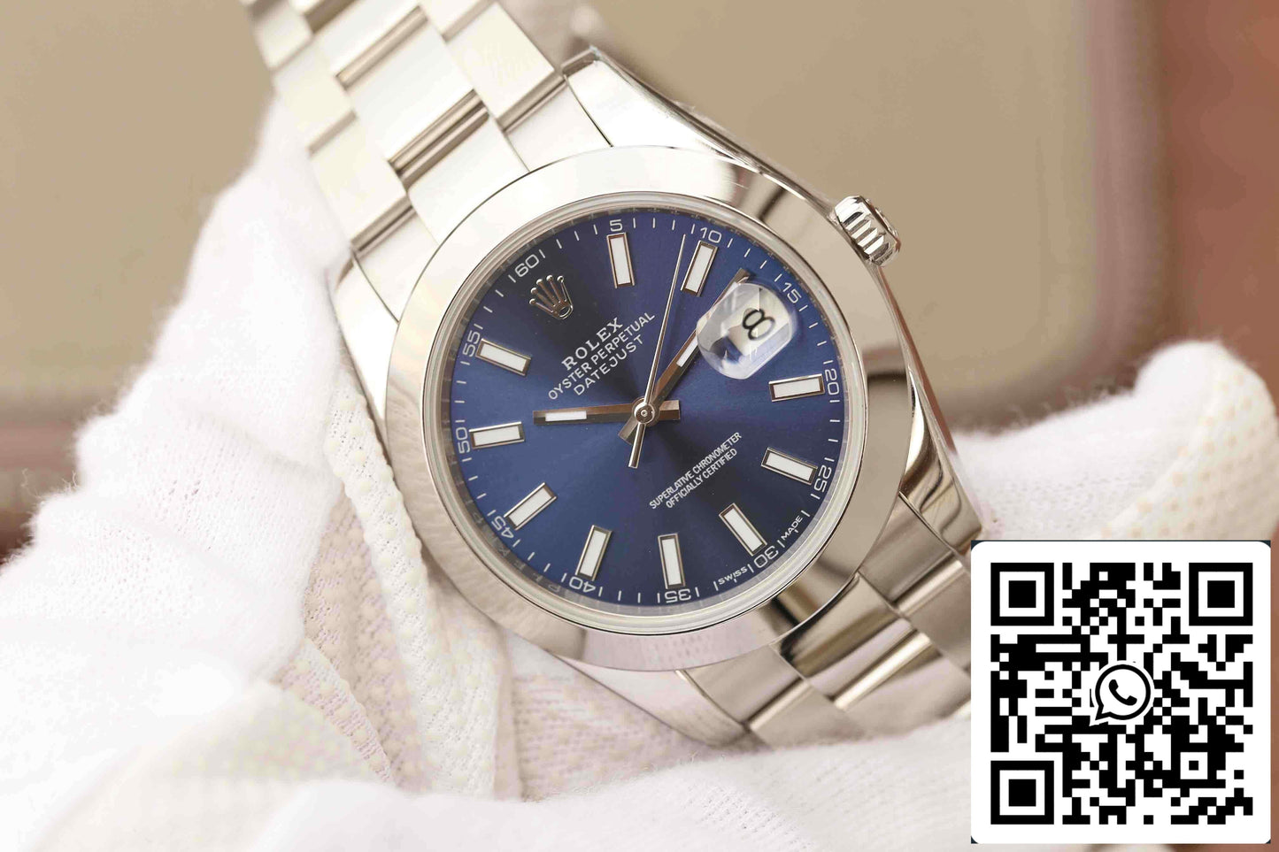 Rolex Datejust M126300-0001 1:1 Meilleure édition EW Factory Cadran bleu