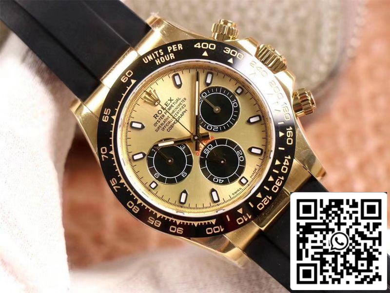 Rolex Daytona M116518LN-0048 1:1 Meilleure édition Noob Factory Cadran Champagne Suisse ETA4130