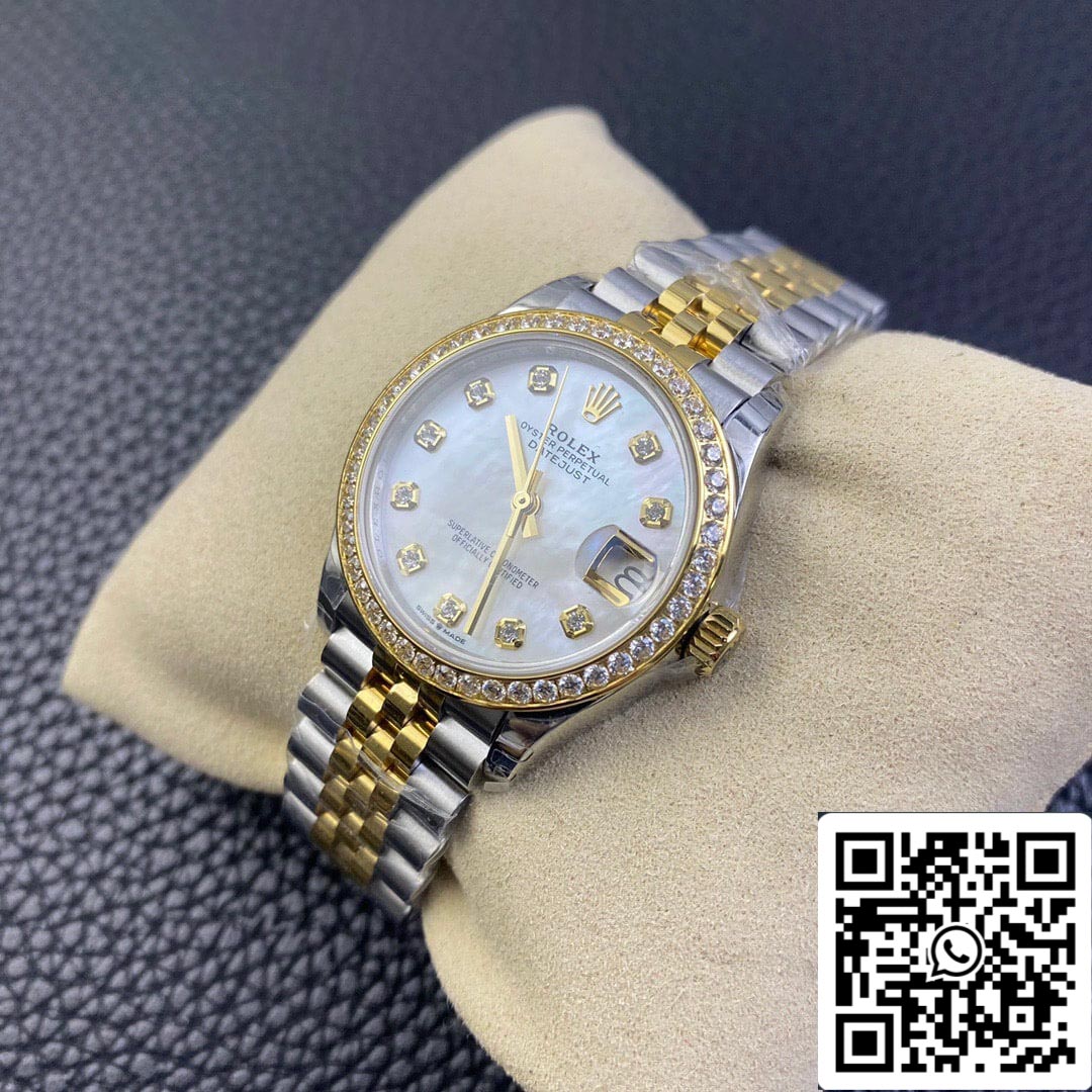 Rolex Datejust M278383RBR-0028 31MM 1:1 Best Edition EW Factory Yellow Gold