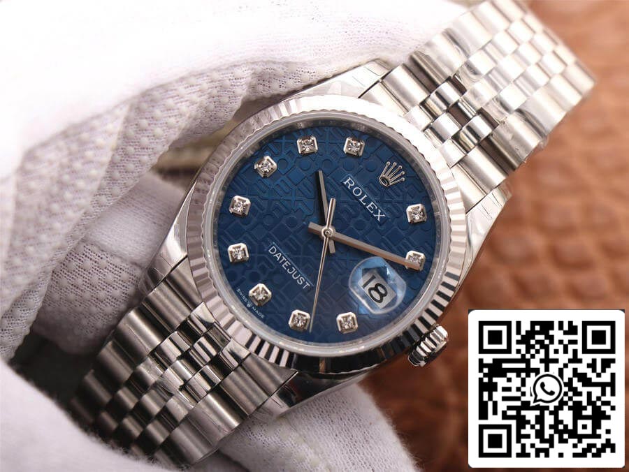 Rolex Datejust M126234-0011 1:1 Meilleure édition EW Factory Cadran bleu