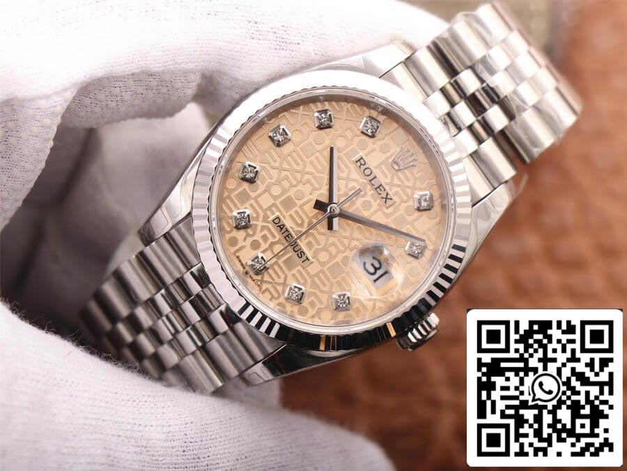 Rolex Datejust M126234-0023 1:1 Meilleure édition EW Factory Cadran diamant