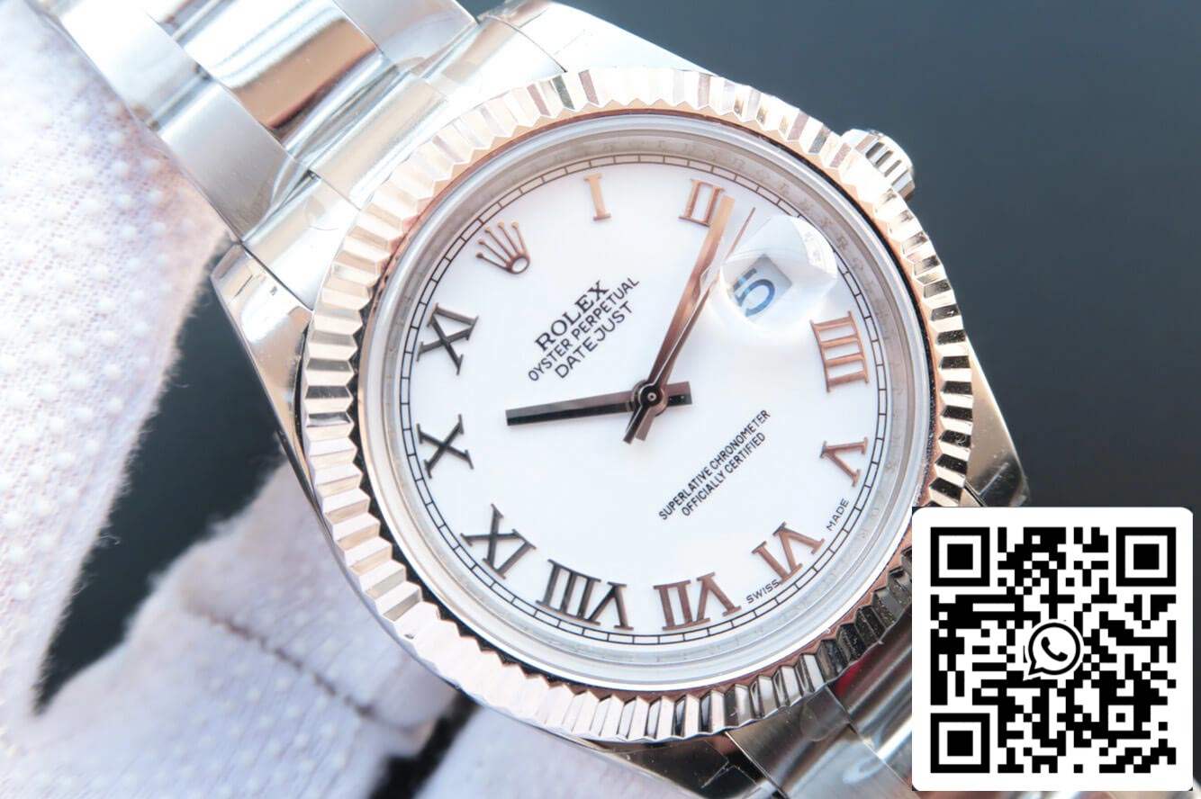 Rolex Datejust M126334-0023 1:1 Meilleure édition EW Factory Cadran blanc