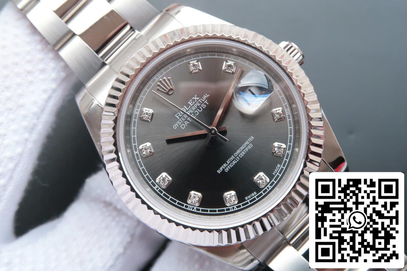 Rolex Datejust M126334-0005 1:1 Best Edition EW Factory Diamond-Studded Dial