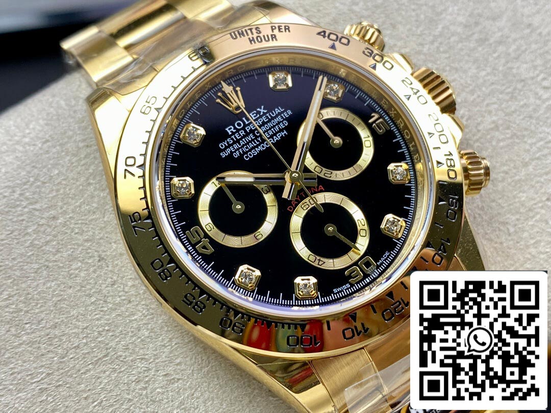 Rolex Daytona M116508-0016 1:1 Best Edition BT Factory, schwarzes Zifferblatt