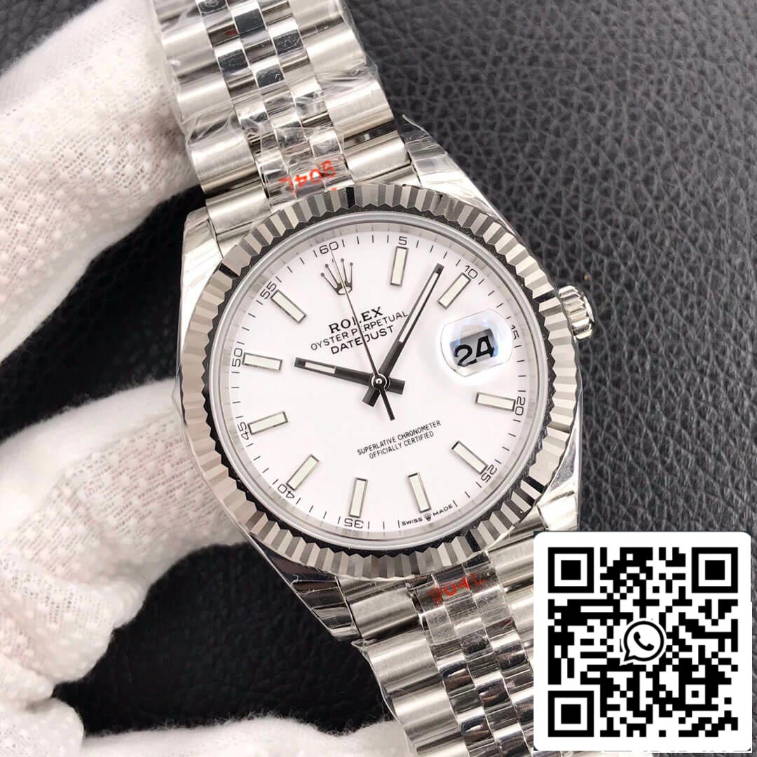 Rolex Datejust M126334-0010 1:1 Best Edition EW Factory White Dial