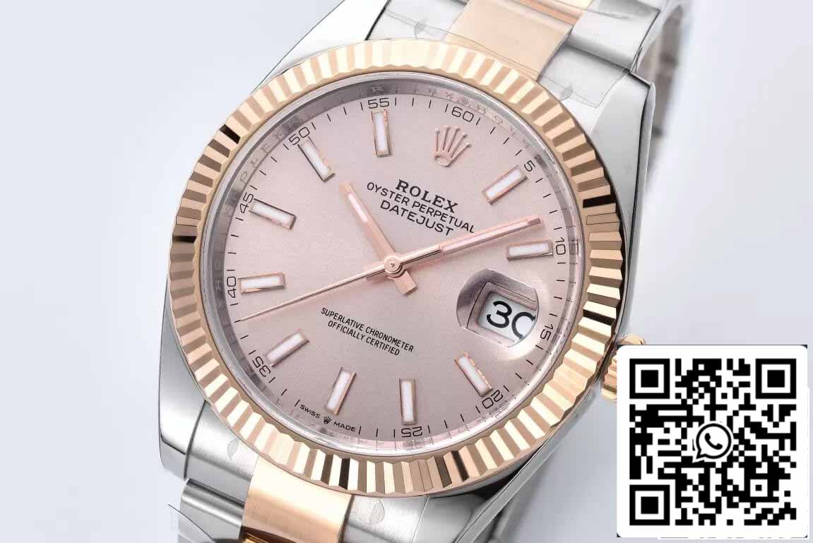 Rolex Datejust 41MM M126331-0009 1:1 Best Edition Clean Factory Roségold