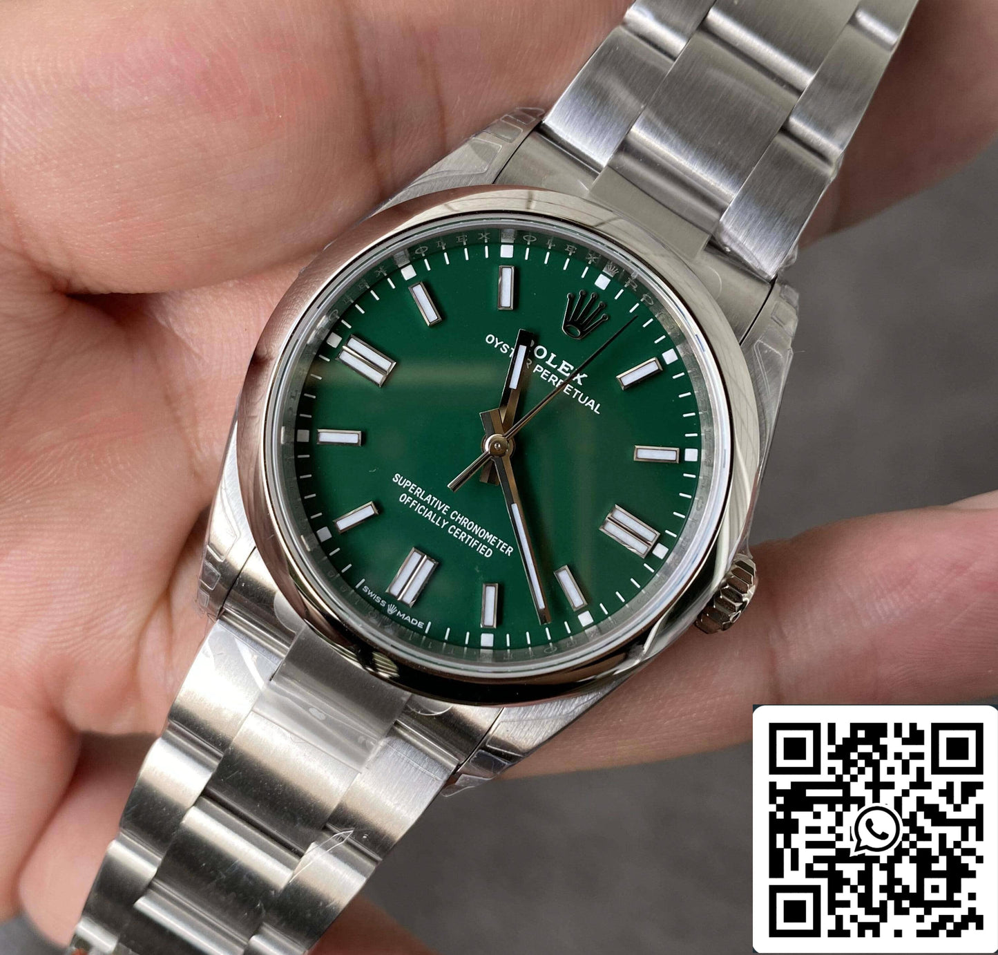 Rolex Oyster Perpetual M126000-0005 36MM 1:1 Meilleure édition VS Factory Acier inoxydable