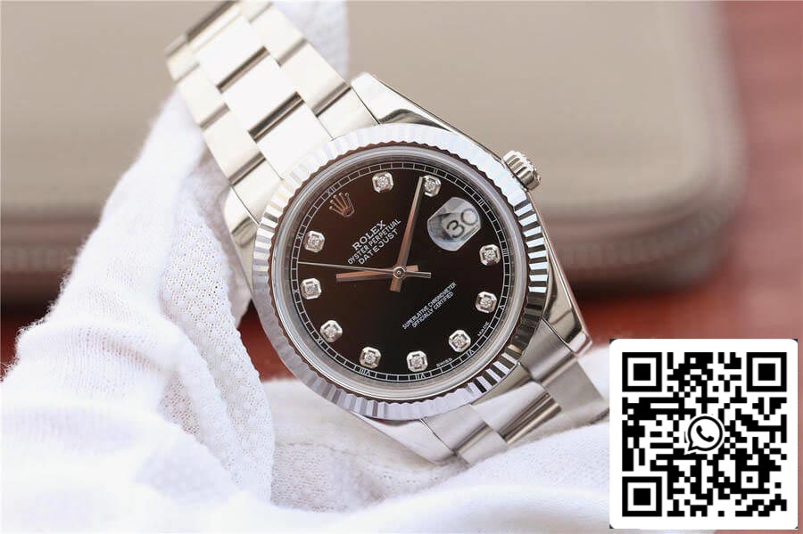 Rolex Datejust M126334-0011 1:1 Best Edition EW Factory Black Dial