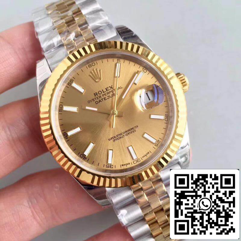 Rolex Datejust 41 126333 EW Factory 1:1 Meilleure édition suisse ETA3235 904L Bracelet jubilé en acier inoxydable