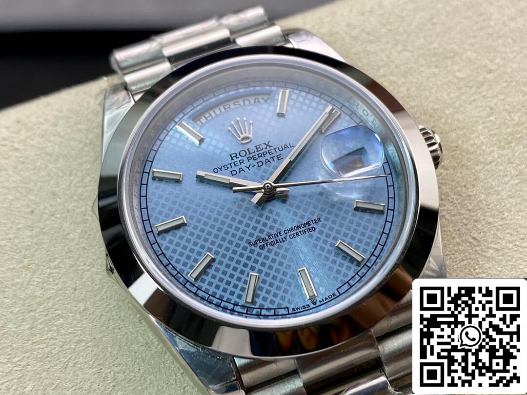 Rolex day date store light blue dial