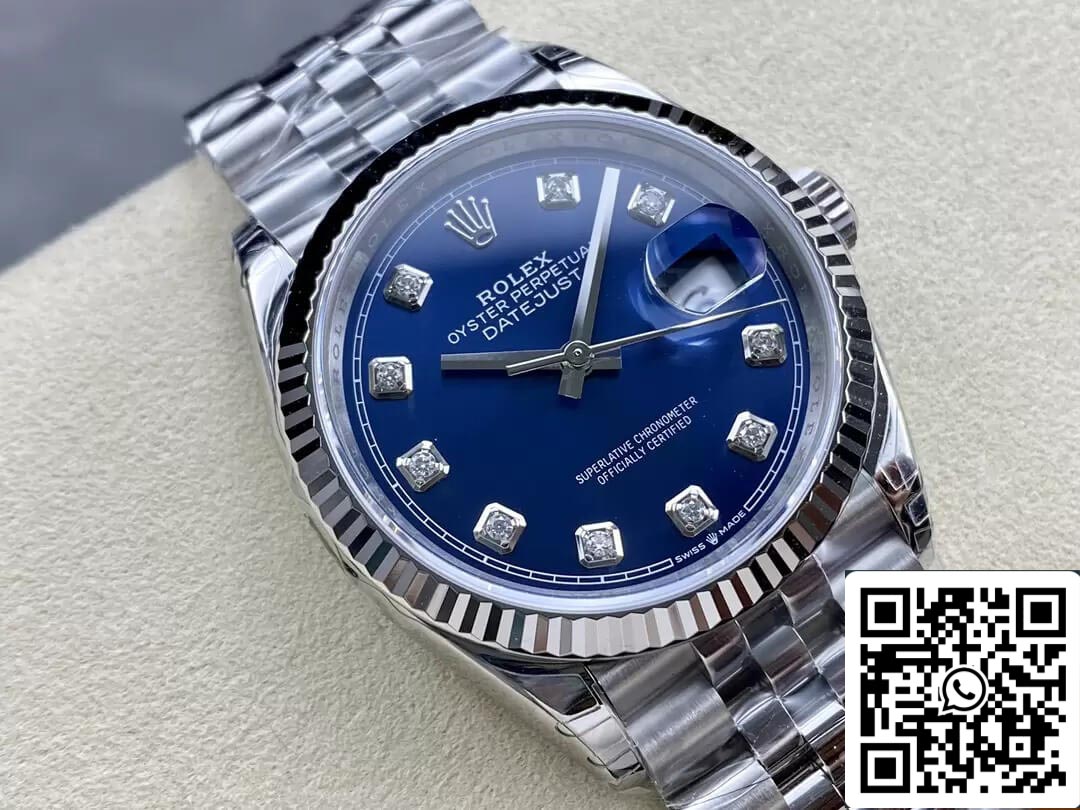 Rolex Datejust M126234-0037 36MM 1:1 Meilleure édition VS Cadran diamant d'usine