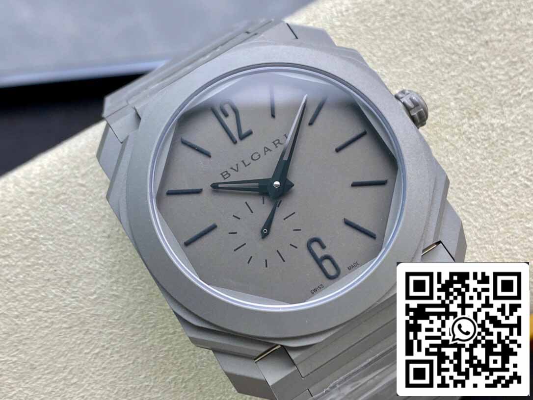 Bvlgari Octo Finissimo 102713 BGO40C14TTXTAUTO 1:1 Best Edition BV Factory Silver Gray Dial