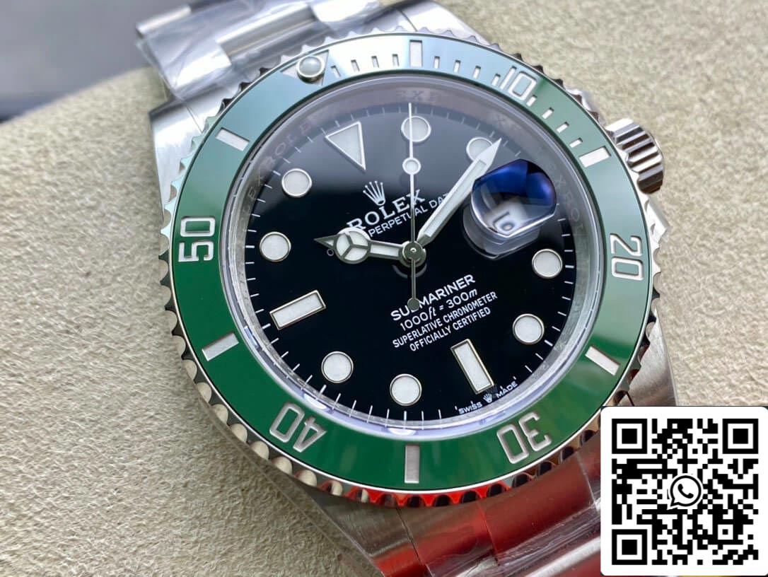 Rolex Submariner M126610LV-0002 Kermit VS cadran noir d'usine