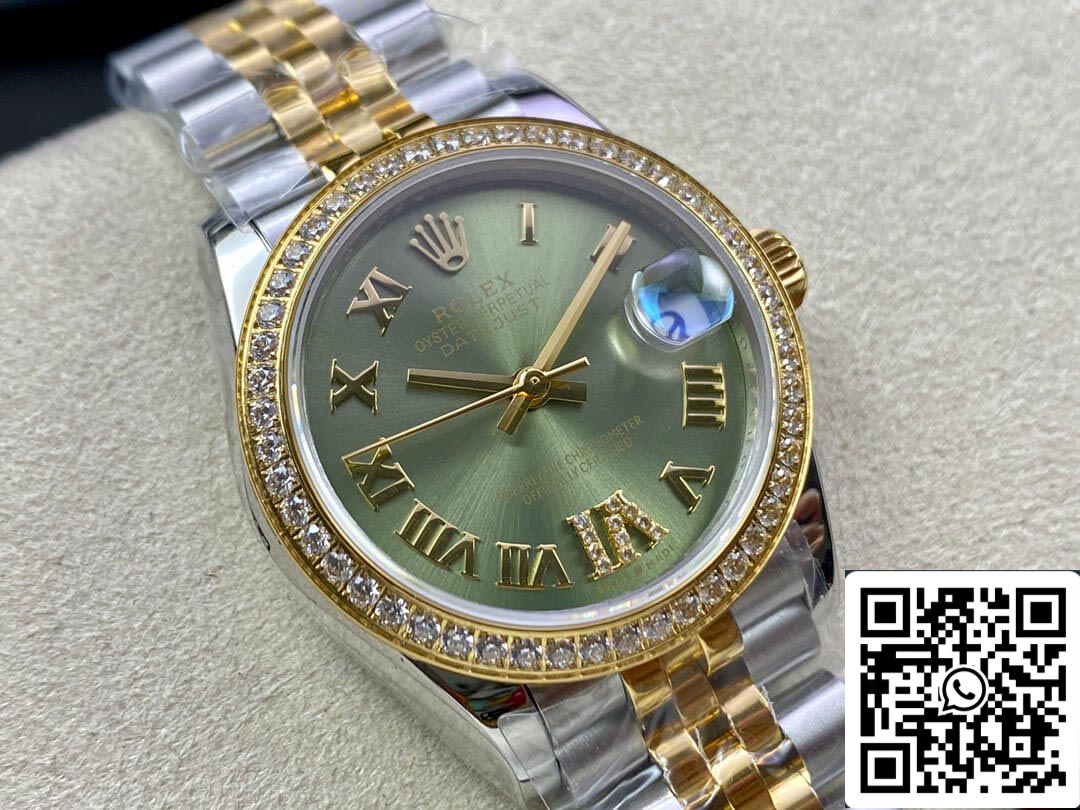 Rolex Datejust M278383RBR-0016 31MM 1:1 Best Edition EW Factory Green Dial