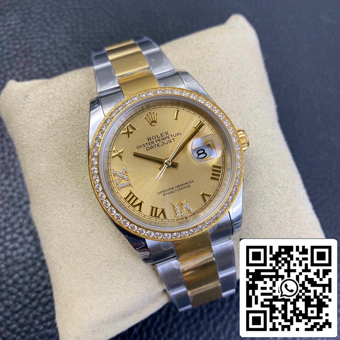 Rolex Datejust 126283 1:1 Best Edition EW Factory Yellow Gold