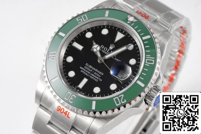 Rolex Submariner Date M126610LV-0002 41MM 1:1 Meilleure édition ROF Factory Cadran noir Suisse ETA2824