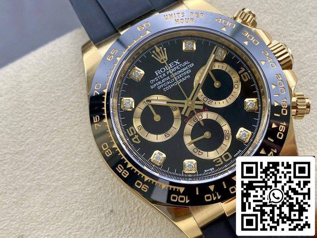 Rolex Cosmograph Daytona M116518ln-0078 1:1 Best Edition Clean Factory Schwarzes Zifferblatt