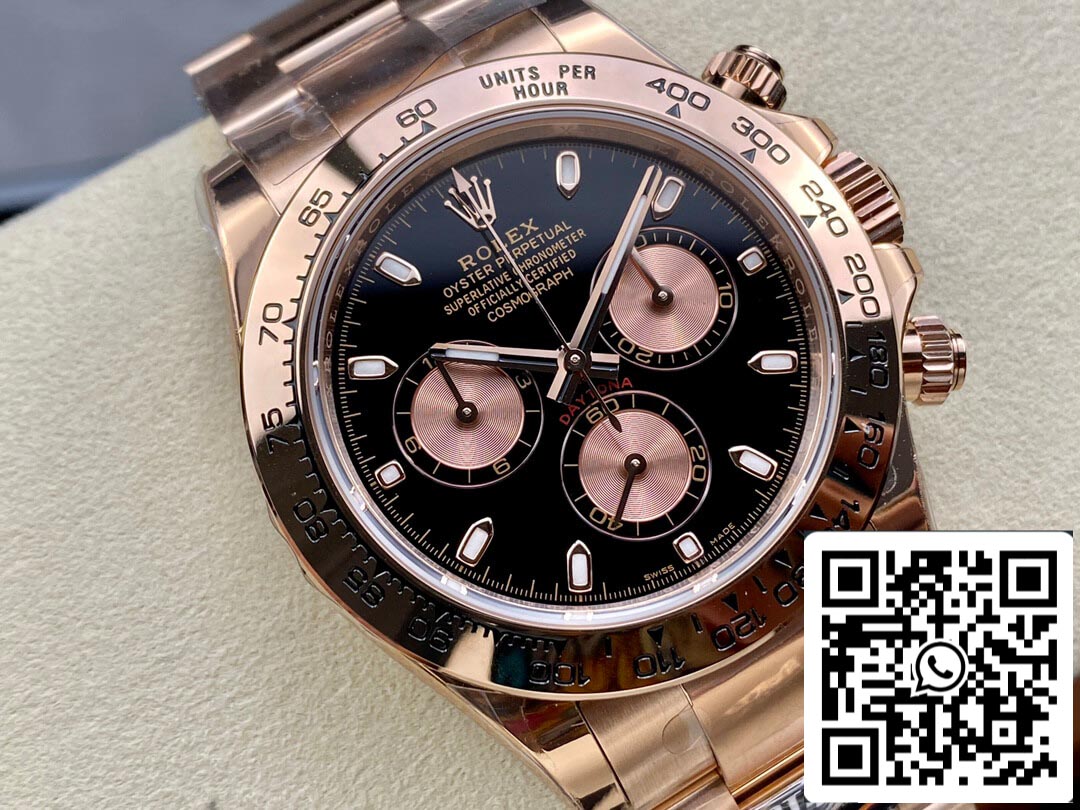 Rolex Daytona M116505-0008 1:1 Meilleure édition BT Factory Cadran noir