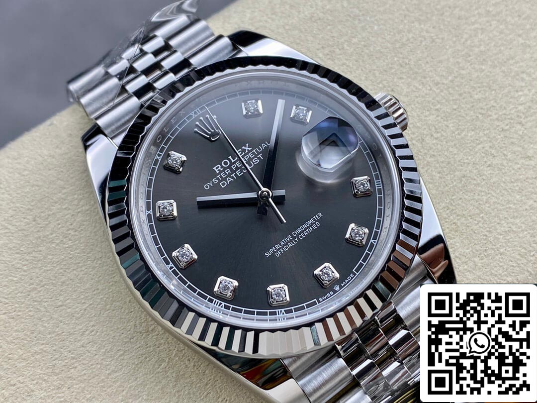 Rolex Datejust M126334-0006 1:1 Best Edition Clean Factory Graues Zifferblatt