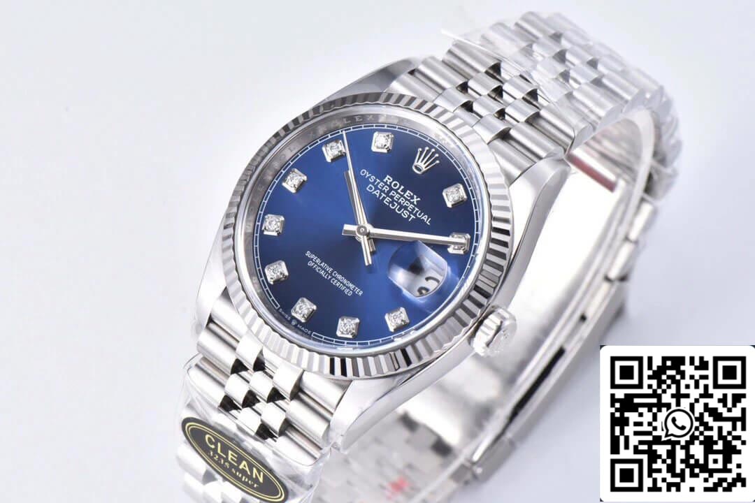 Rolex Datejust M26234-0037 36MM 1:1 Meilleure édition Cadran diamant Clean Factory