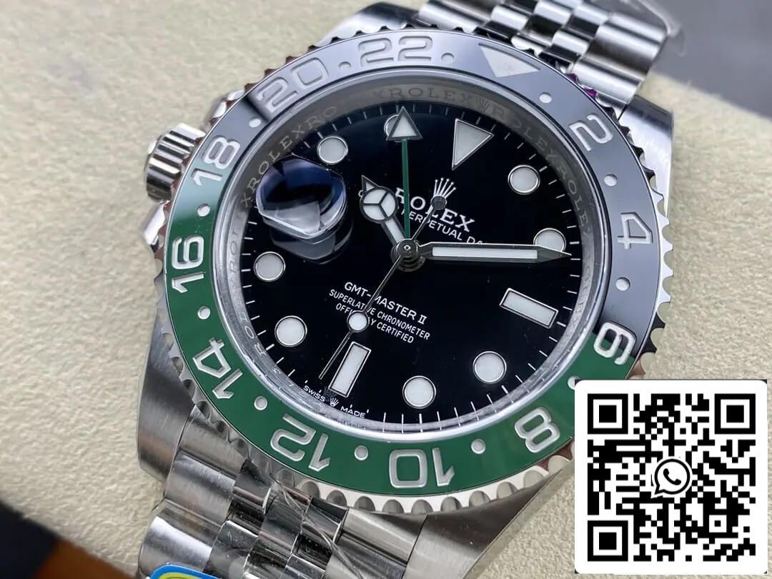 Rolex GMT Master II M126720vtnr-0002 1:1 Meilleure édition Clean Factory V3 Cadran noir