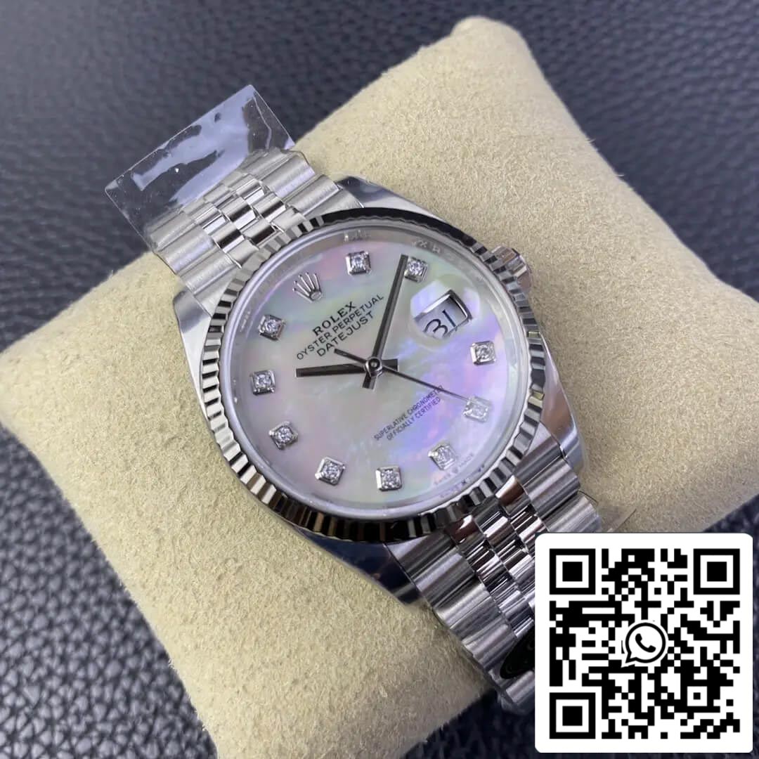 Rolex Datejust M126234-0019 36MM 1:1 Best Edition Clean Factory Stainless Steel