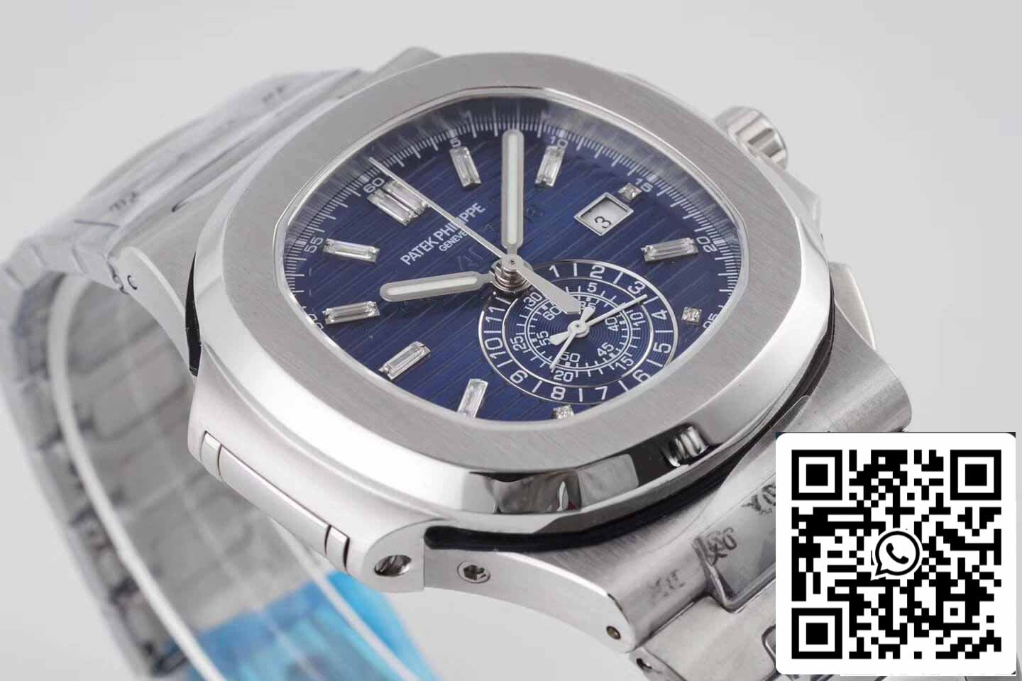 Patek Philippe Nautilus 5976/1G 1:1 Meilleure édition 3K Factory V2 en acier inoxydable