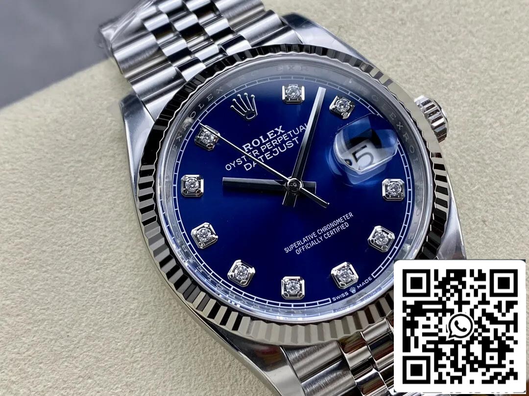 Rolex Datejust M126234-0037 36MM 1:1 Best Edition Clean Factory Diamond Dial