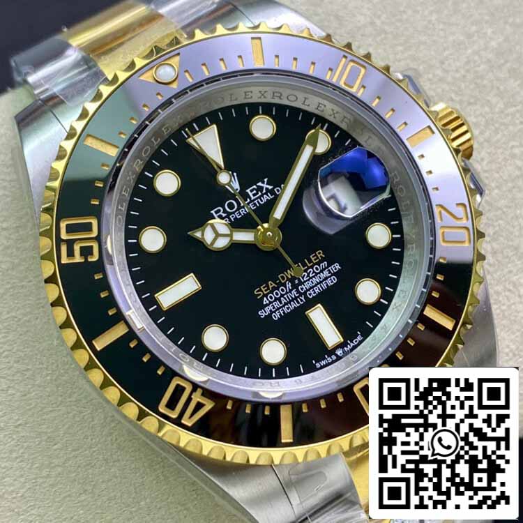 Rolex Sea Dweller M126603-0001 1:1 Meilleure édition AR Factory Cadran noir