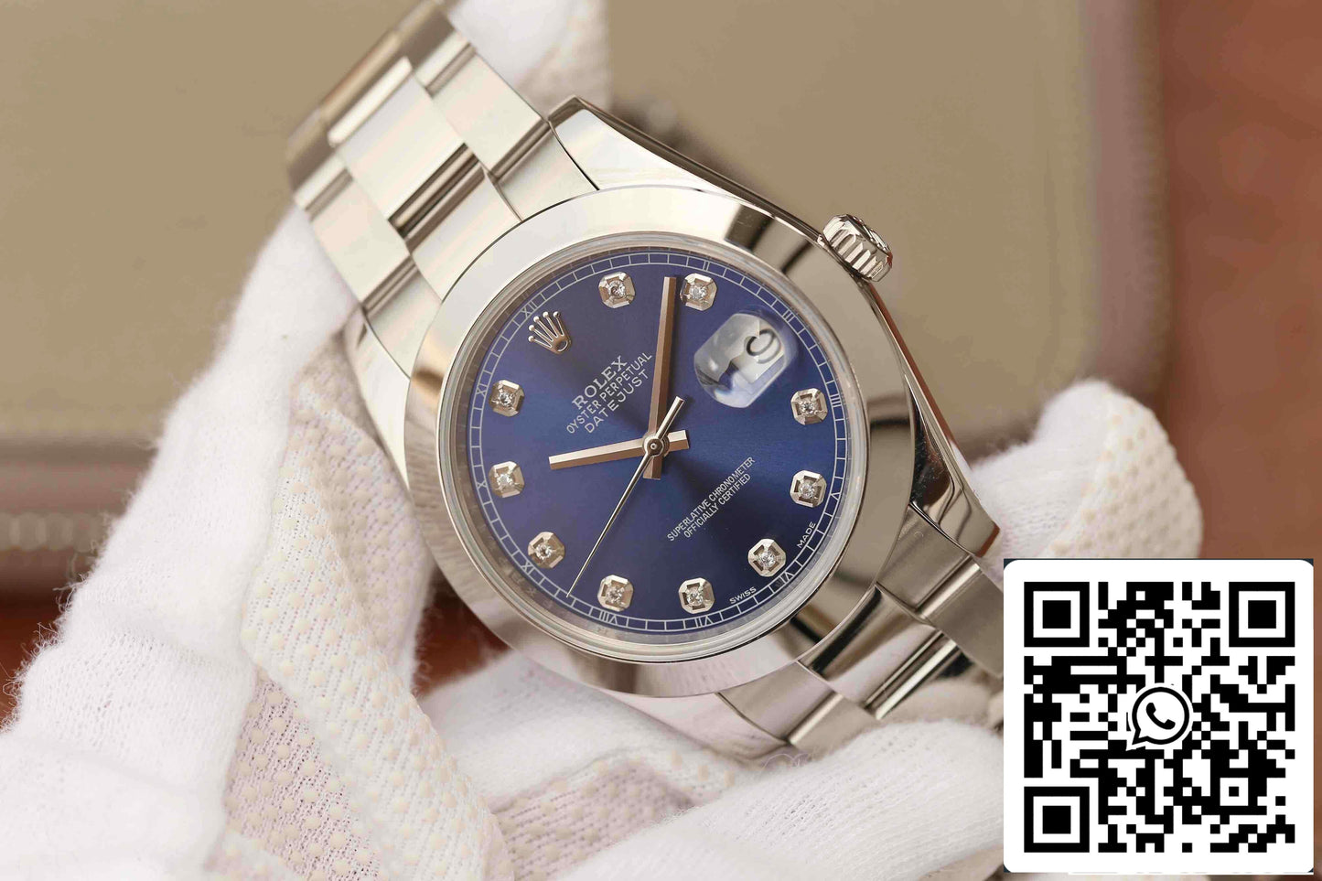 Rolex Datejust M126300 1:1 Meilleure édition EW Factory Cadran bleu